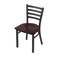 Holland Bar Stool Co 400 Jackie 18" Chair with Pewter Finish and Dark Cherry Oak Seat 40018PWDCOak - alternate 1